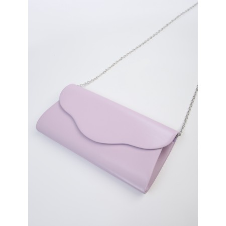 Female bag on a magnet, lilac color-4