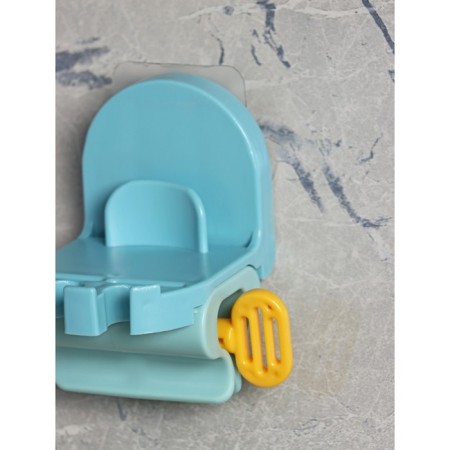 Holder for toothbrushes with an emergency stress for Velcro pasta, 7 × 5.2 × 8 cm, color mix-8