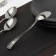 Tablespoon plastic disposable, 17.5 cm, silver color