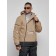 Ski costume male winter, size 48, beige color