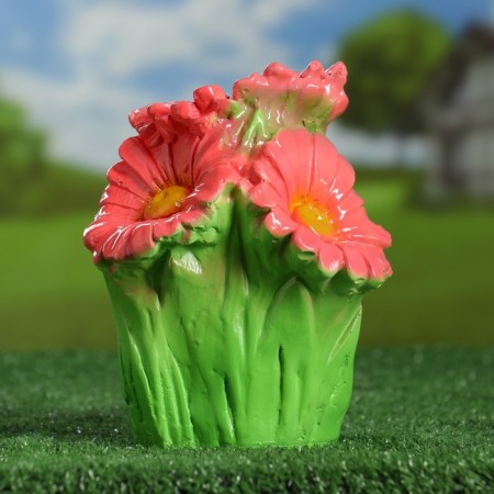 Garden figure "Bouquet Herber" pink 18x20cm-2