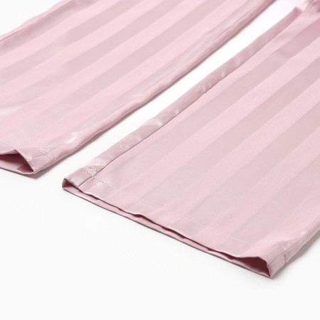 Female pajamas (shirt, trousers) kaftan "strip", powder, p. 48-50-9