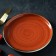 Ceramic serving dish "sapphire", 20 × 2.5 cm, orange color