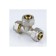 Aquasfera tee 7011-04, crimping, d = 32 mm, brass