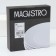 A set of plates of dessert porcelain Magistro Lofty, 6 objects: D = 20 cm, white color