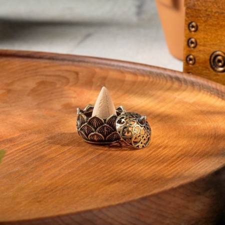 Kurilnitsa for incense cones "Lotus", 3x2.9 cm-2