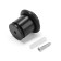 Door stop U302BL, D = 27 mm, h = 40 mm, black color