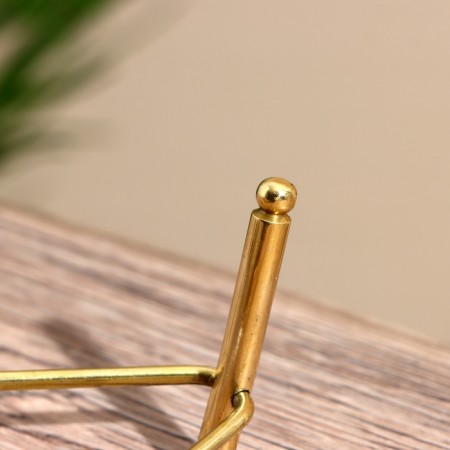 Trio stand "Brass" Brass 7x4x3 cm-4