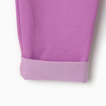 Kidsa (sweatshirt, trousers) minku lavender color, height 140 cm-11