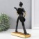 Polystone souvenir "Basistarist" black with gold 15.5x7.5x25.5 cm