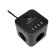 Network filter Cablexpert Cube Cube-3-U4-B-1.5, 3P, 10A, 4xUSB, 1.5m, Ur. Protection 4+, black