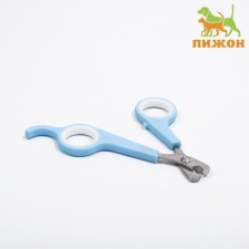 Scissors-codlons with an emphasis for a finger, 12 x 6 x 0.5 cm, economy, mix of flowers