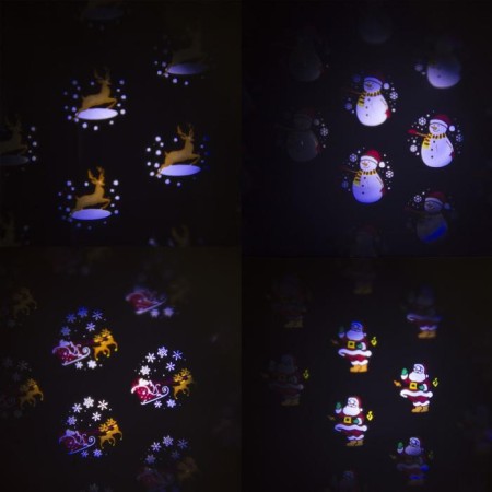 Light device "New Year's pictures", 4 cartridges, glow of multi, 220 V-1