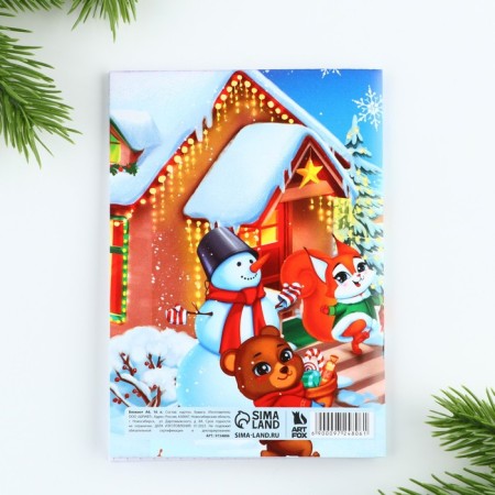 New Year. Notepad A6, 16 L "Winter Magical Time"-5