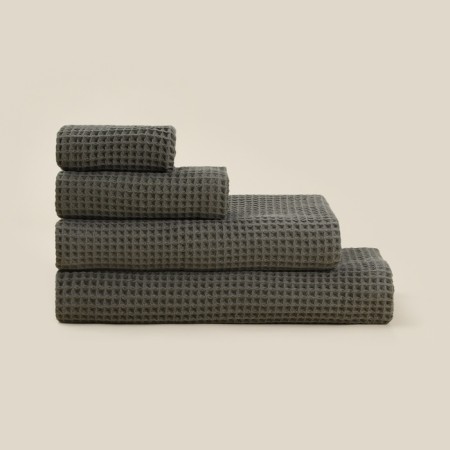 Waffle towel SL Home: Basic "Oliva" 90x150 cm, 100% cotton, 340 g/m2-4