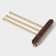 Holder for towels Stölz Hölzern Premiere, walnut wood, aluminum, brown color