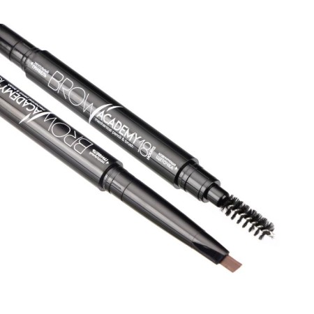 Brow Academy eyebrow pencil mechanical, moisture resistant, tone No. 302 Dark brown-1
