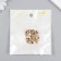 Button plastic for creativity "Triangle black and white" set of 15 pcs 1x1x0.7 cm