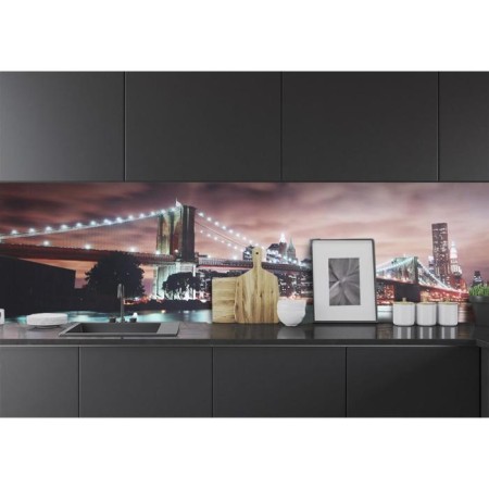PVC kitchen apron, photo printing "Brooklyn bridge" 600x2000-1