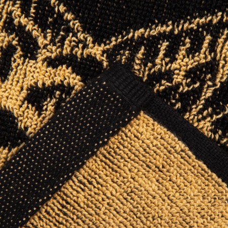 The towel Named Tensor Ethel "Roman" is black, 50x90cm, 100% cotton, 420g/m2-3