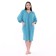 Women's bathrobe, blue color, size 56