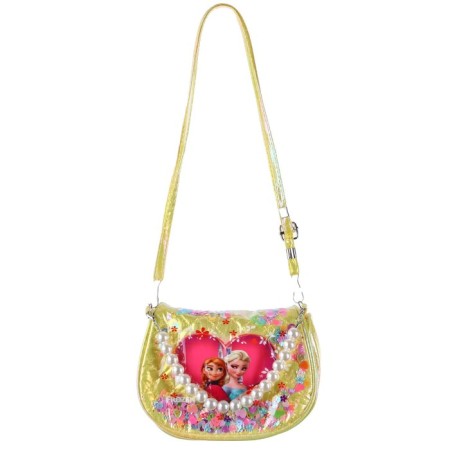 Children's bag on the valve, 6x12x16 cm, adjustable belt, yellow mix-7