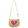 Children's bag on the valve, 6x12x16 cm, adjustable belt, yellow mix