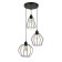 Bayerlux lamp "Batista" 3x40W E27 Black 37x37x90cm