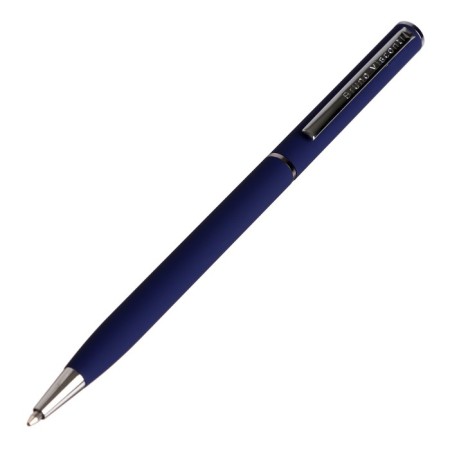 Switching handle, 0.7 mm, Bruno VisConti Palermo, blue rod, dark blue metal case, in case-1