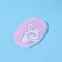 Mirror folding "bunny", with a comb, 6.5 × 9.5 cm