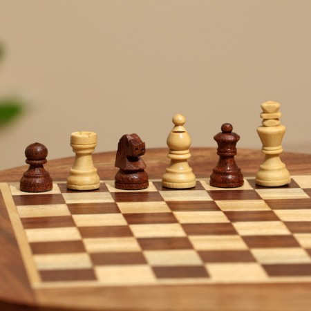 Magnetic chess 25.5x25.5x4 cm, shisham tree-5