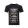 Men's T -shirt "Real man" r. 50, black