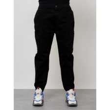 Cargo jeans male, size 52, black color