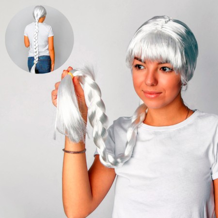 Carnival wig "Beauty", with a scythe
