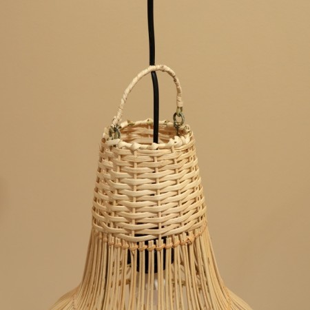 Ceiling Lamp from Rotan "Adi" 1x120W, E27, 30x30x40 cm-3