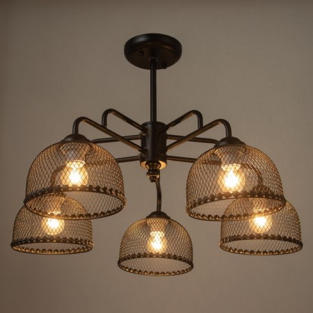 Laymin chandelier 5he27 40W black 60x60x40 cm Bayerlux-2
