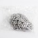 Decorative berries, silver, 7 × 6 × 7 cm, 40 berries
