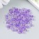 Glass beads 6/0 "Cube. Translucent. Lilac" 10 g