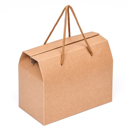 Box-pack, with handles, craft, 20 x 15 x 11 cm-1