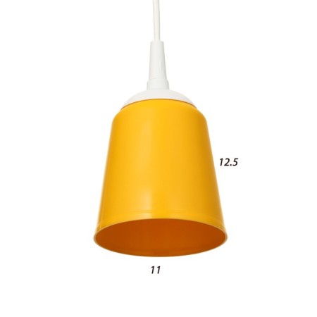 Lamp Bayerlux "Cylinder" E27 15W yellow 11x11x12-62 cm-3