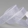 Decorative tape "Web", 25 mm, 23 ± 1 m, white color No. 7