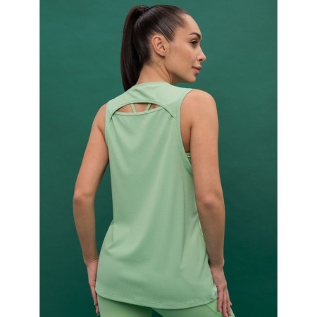 Sports female shirt, size XS, green color-1