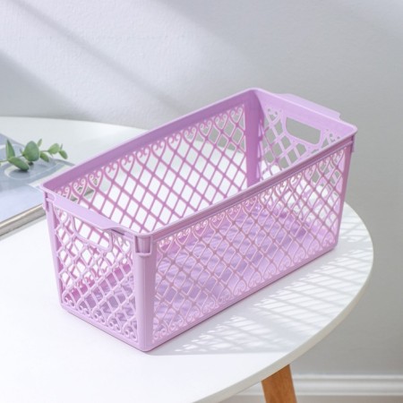 Storage basket "Romano", plastic, 30 × 13.5 × 12 cm, color mix-1
