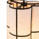 Suspended Indigo, 13019/A/3P Black. 3x60W, E27, 600x600x720/2220 mm, beige color
