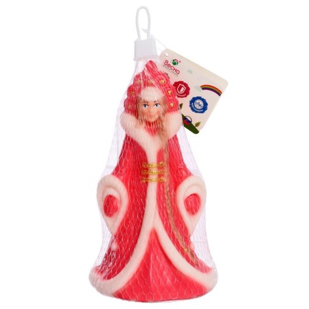 Figure "Snow Maiden", pink color, 22 cm-3
