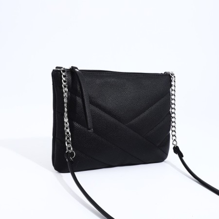 Richet Cross-Boda Bag on a zipper, black color-2