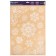 Window sticker "Patterned snowflakes", reusable, 33 x 50 cm, New Year