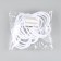 The basis for creativity and decor "Heart", set of 15 pcs., Size 1 pc. - 10 × 10 × 0.53 cm