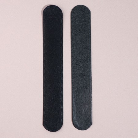 Protective liners from sweat and pollution, set - 10 pcs, on an adhesive base, 24 × 3.7 × 0.1 cm, black color is black-4