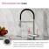 IDDIS ACE kitchen mixer with filter and flexible pink, Satin color